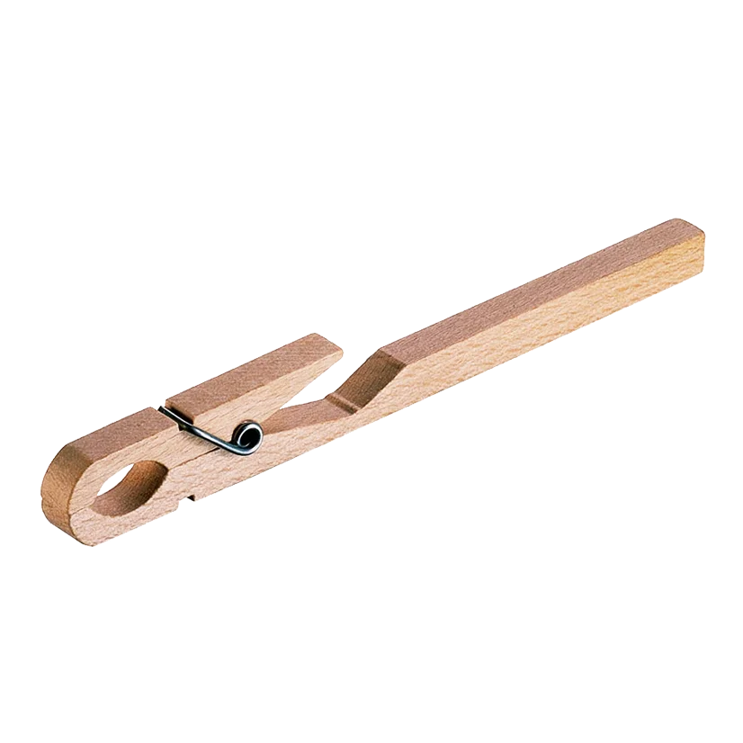 Pinza de madera Para tubos hasta 25mm. diámetro - largo 15cm. Unidad - Induslab