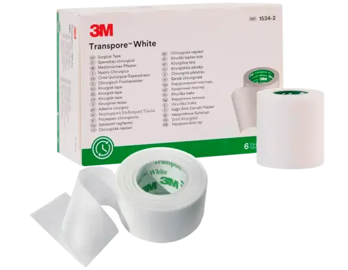 Tela adhesiva Transpore White - Induslab